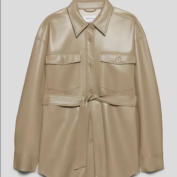 Aritzia Jackets & Coats Aritzia Ava Jacket In Dry Basil Green